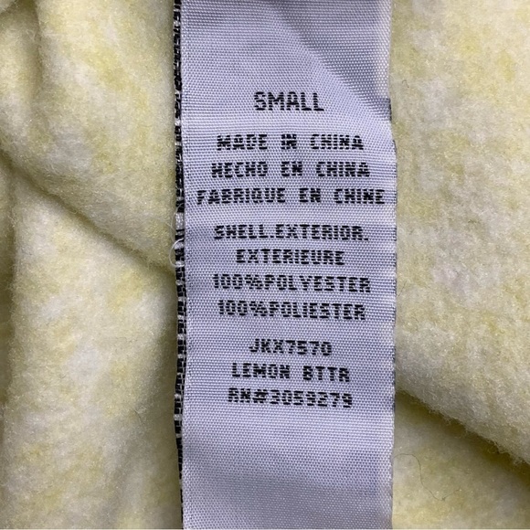 Small Yellow Thread And Supply Fleece Jacket Long Sleeve Pullover - Picture 5 of 8